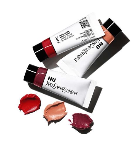 ysl lip and cheek swatch|ysl nu lip balm.